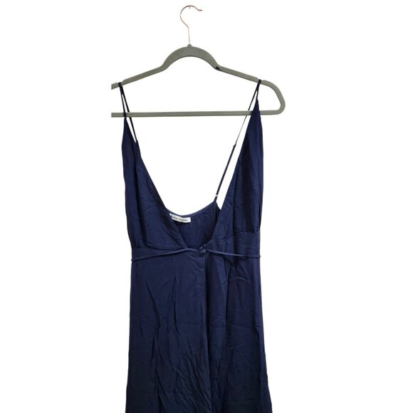 Reformation Callalily Dress in Navy Blue Size 4 - Picture 5 of 16